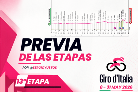 Previa 13ª etapa - Giro d’Italia 2026