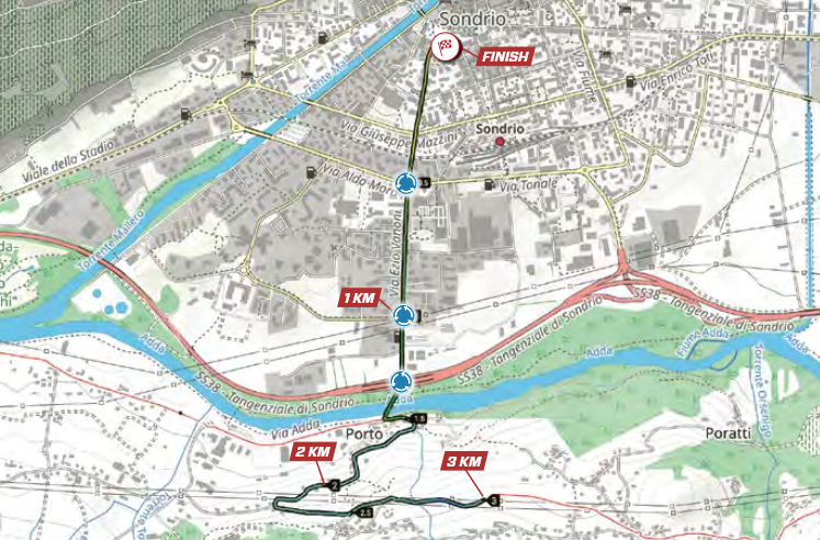Últimos km Etapa 1 Tour de Suisse Women 2026
