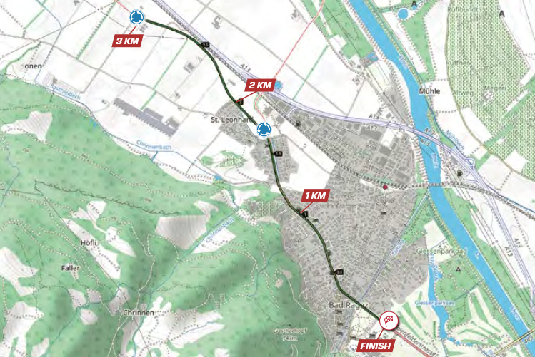 Últimos km Etapa 3 Tour de Suisse Women 2026
