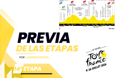 Previa 14ª etapa - Tour de Francia 2026