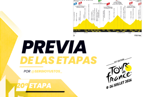 Previa 20ª etapa - Tour de Francia 2026